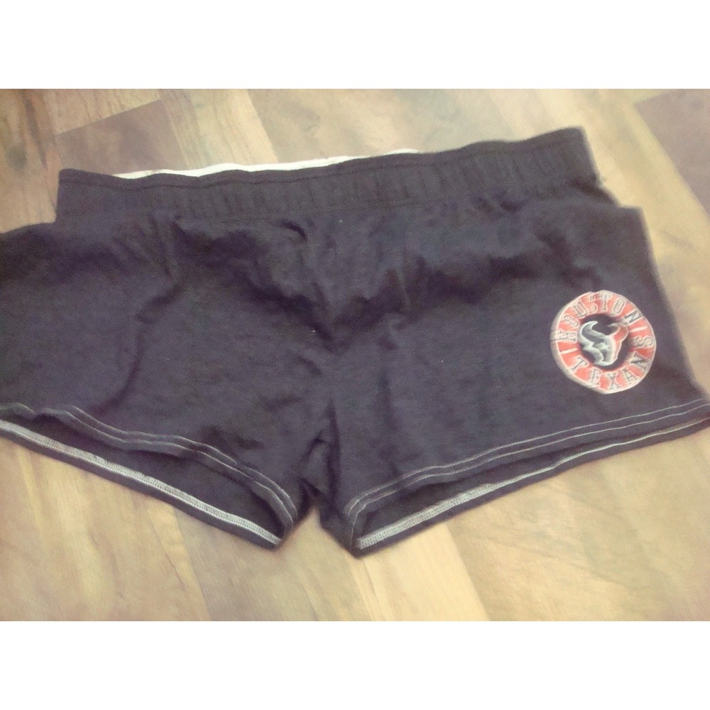 WOMENS XL HOUSTON TEXANS SHORTS GYM 00S Y2K DEADSTOCK VINTAGE ST5